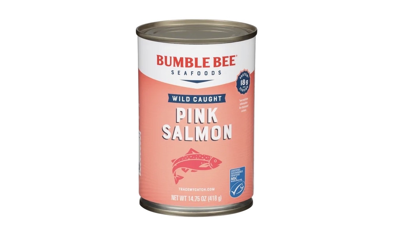 Bumble bee salmon can