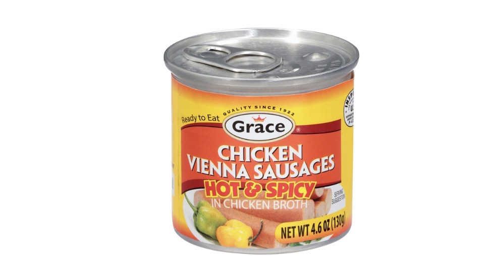 Grace hot & spicy sausage