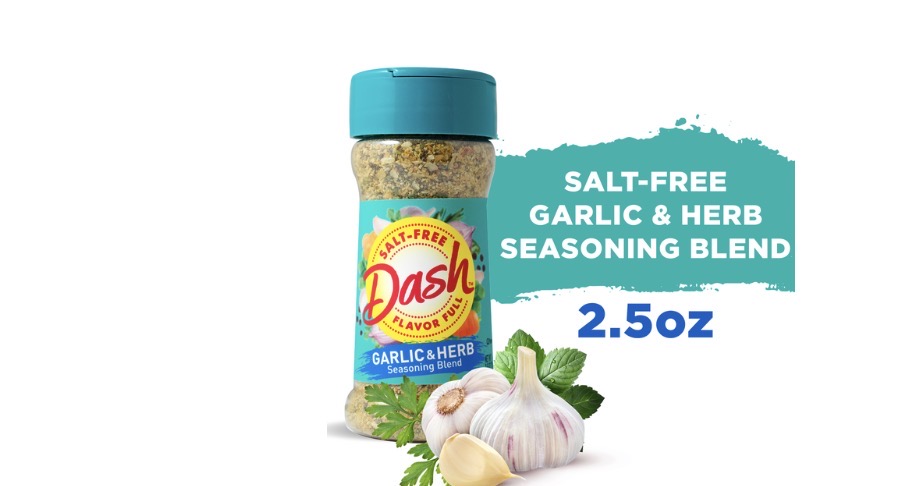 Dash garlic and herbs