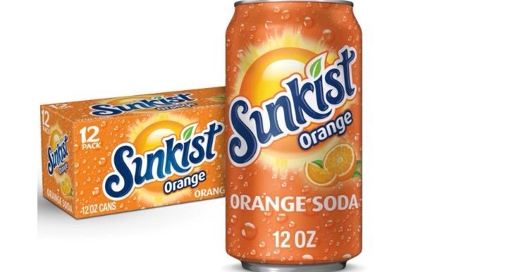 Sunskist orange can 12oz